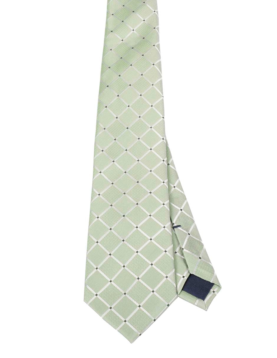 Corbata regular estampado a cuadros para hombre
