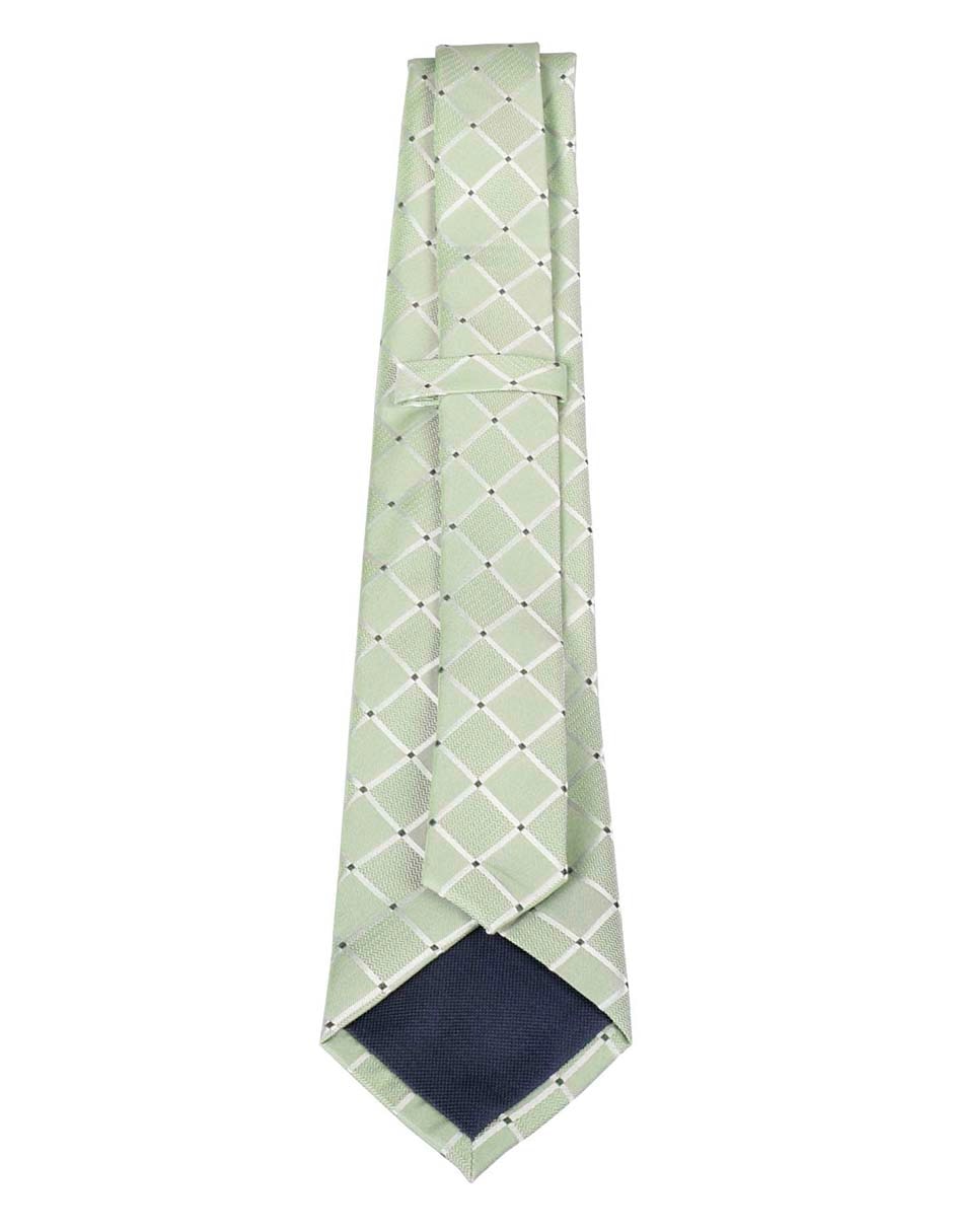 Corbata regular estampado a cuadros para hombre 2