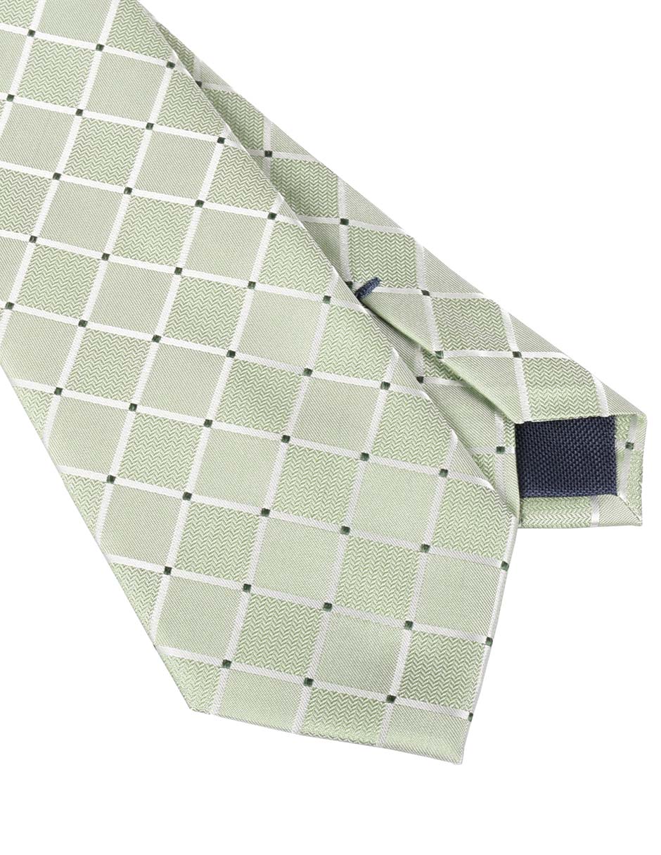 Corbata regular estampado a cuadros para hombre 3