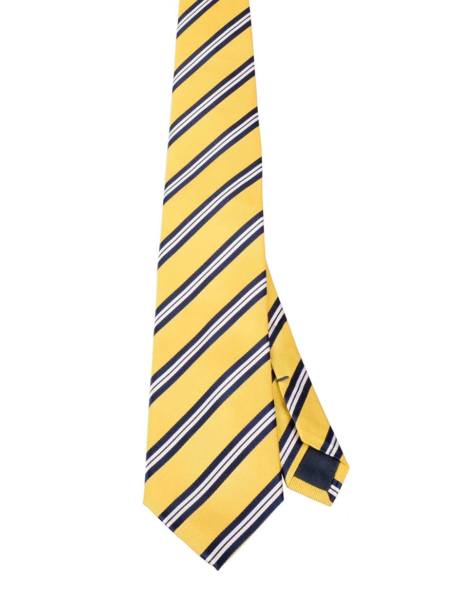 Corbata regular estampado a rayas para hombre