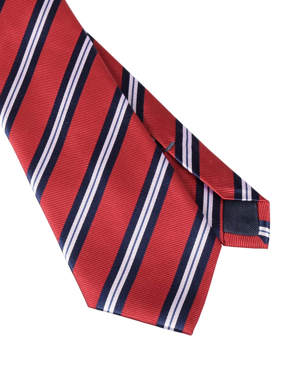 Corbata regular estampado a rayas para hombre 3