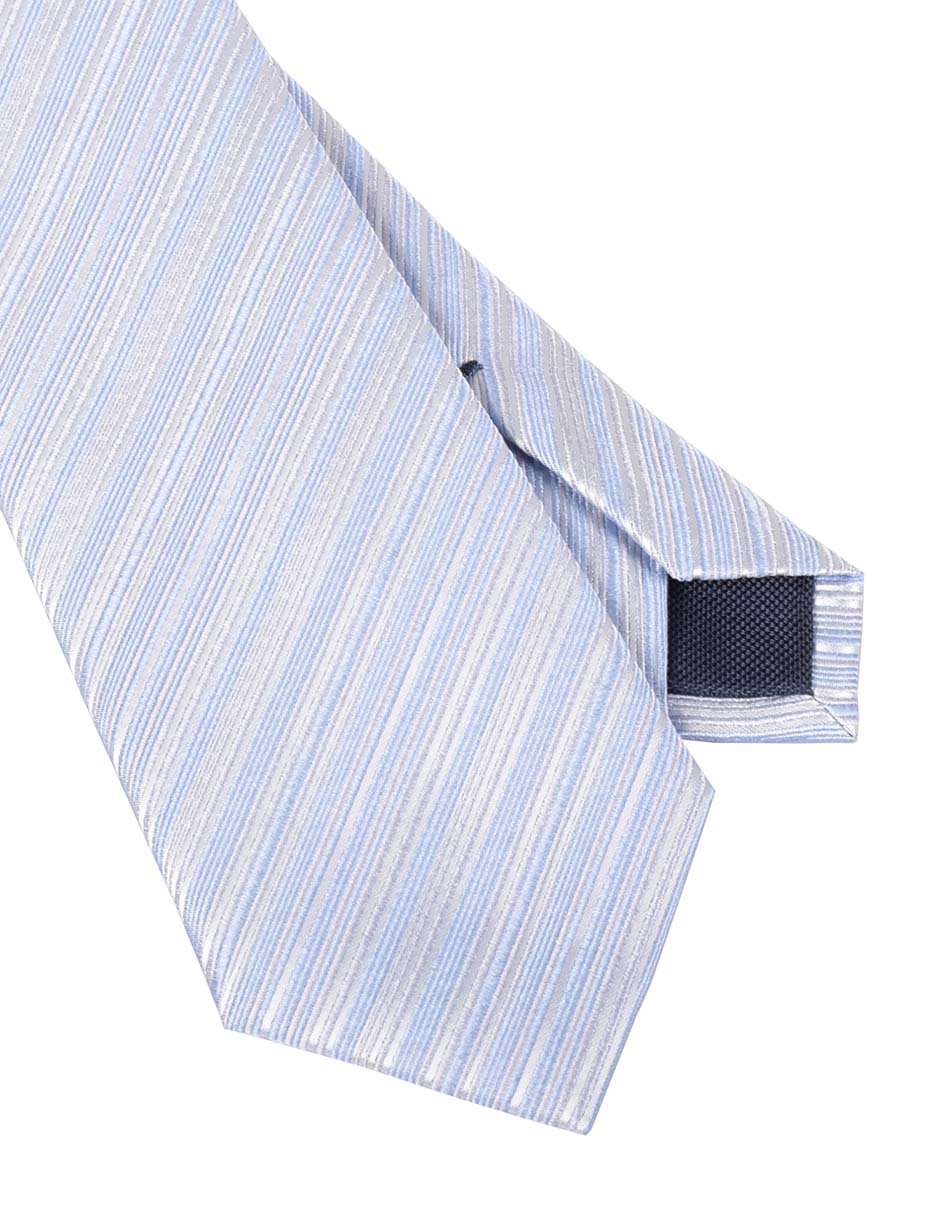 Corbata regular estampada a rayas para hombre 3