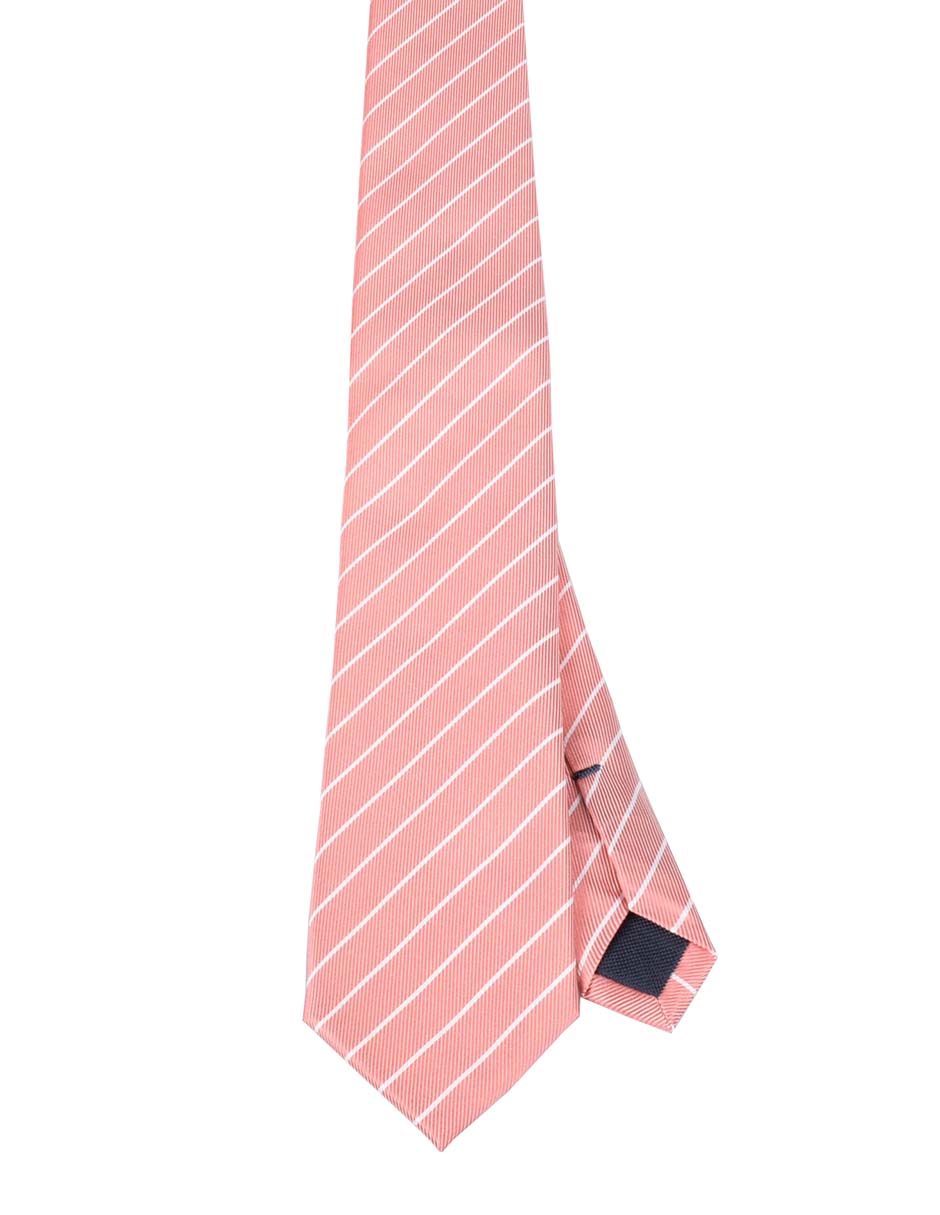 Corbata regular estampada a rayas para hombre