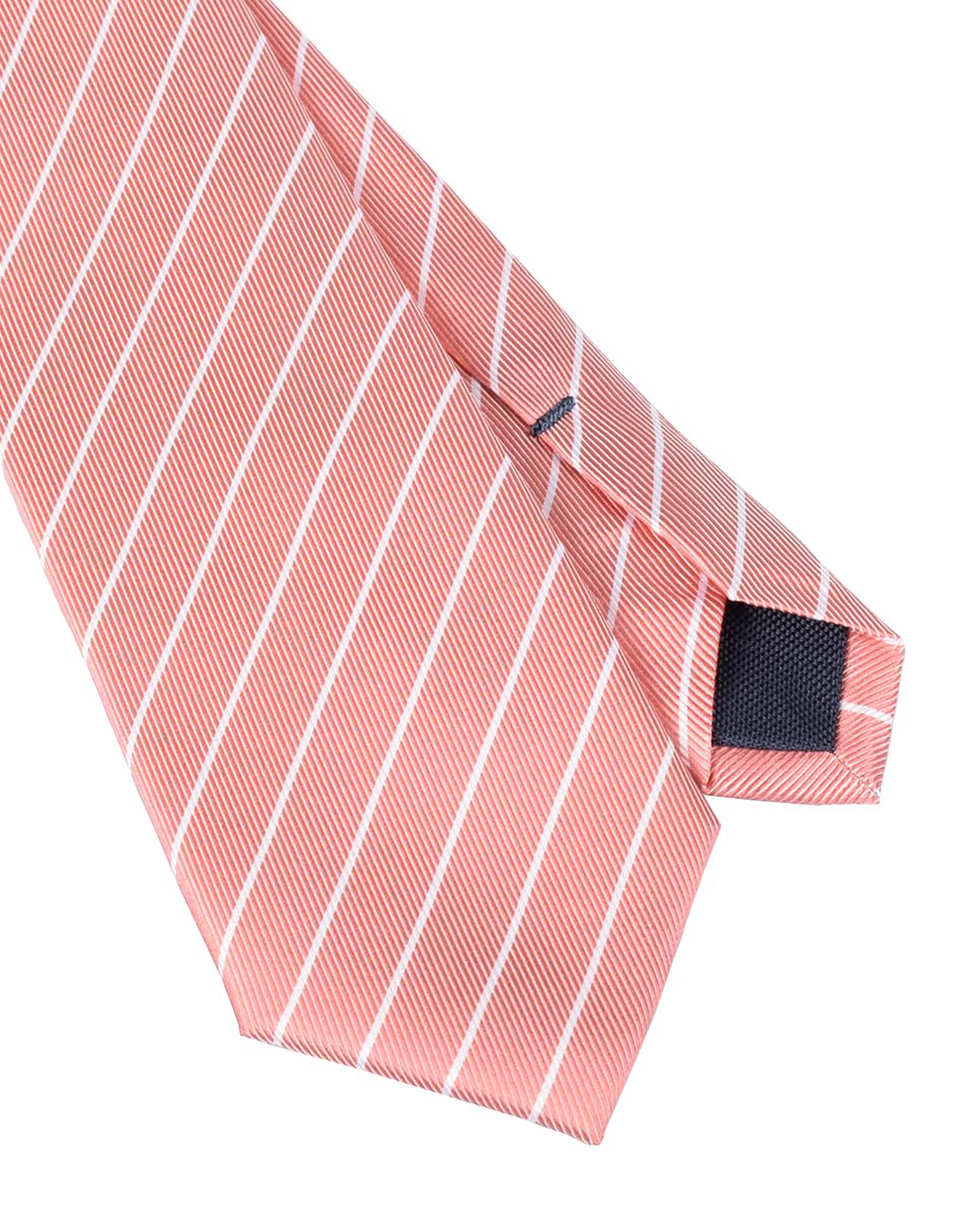 Corbata regular estampada a rayas para hombre 3