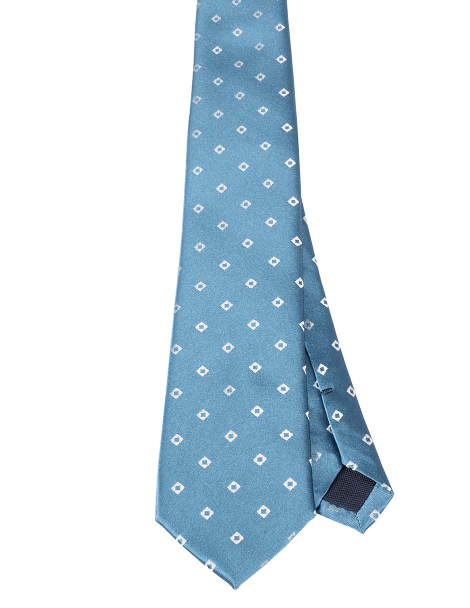 Corbata regular estampada a cuadros para hombre