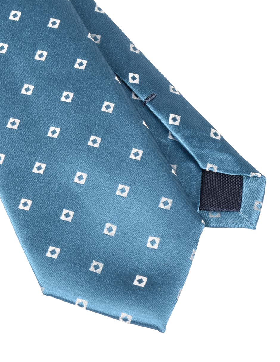 Corbata regular estampada a cuadros para hombre 3