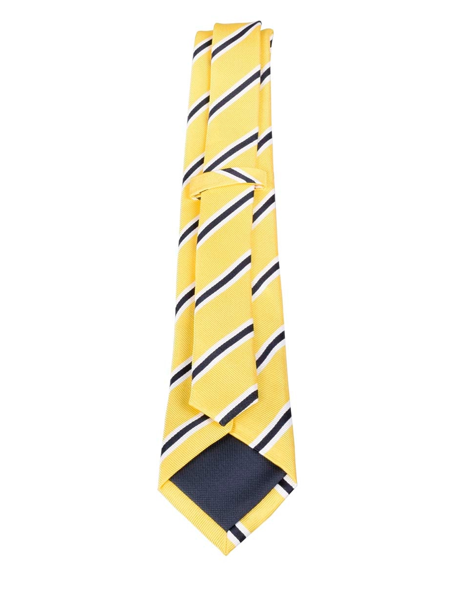 Corbata regular estampada a rayas para hombre 2