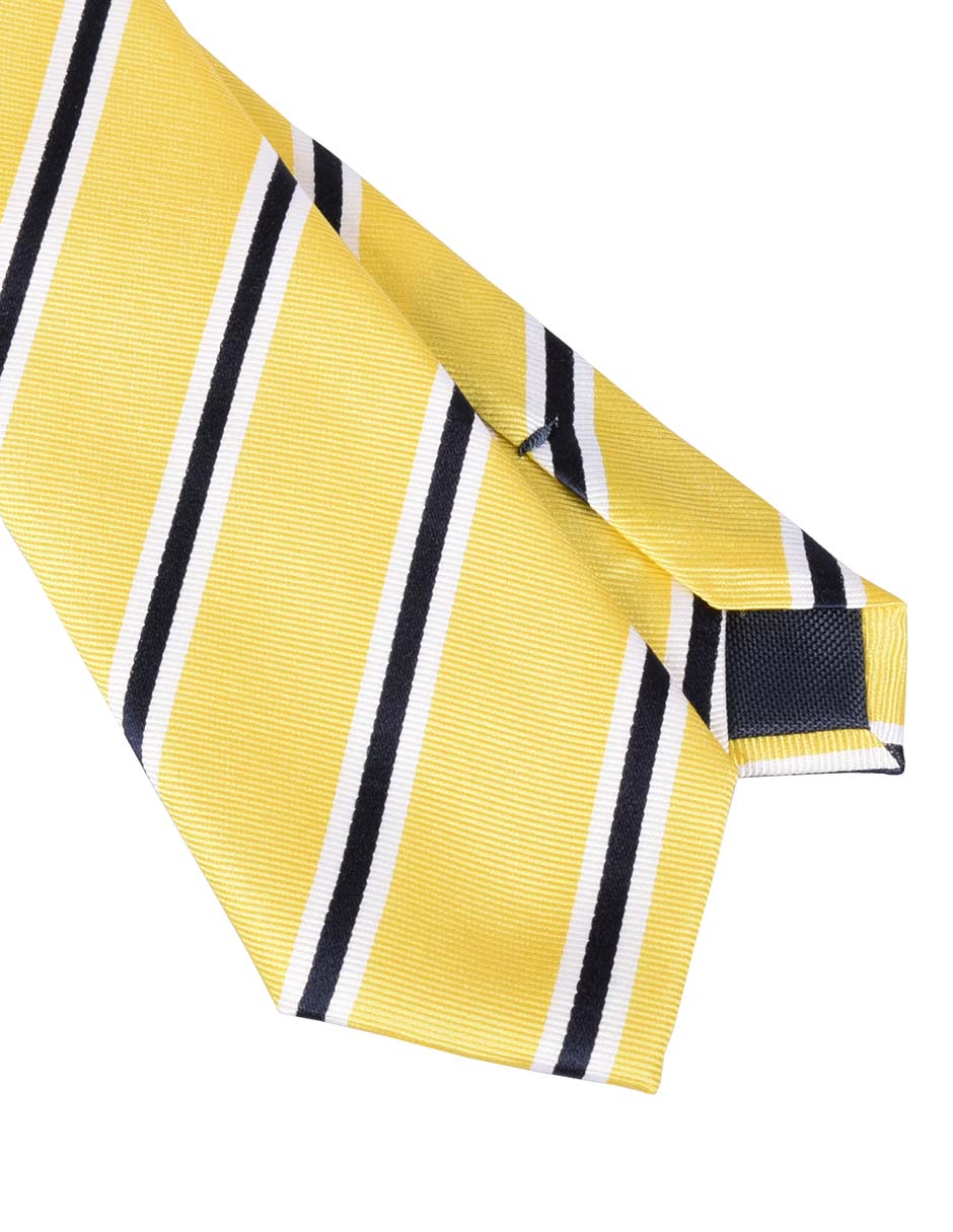 Corbata regular estampada a rayas para hombre 3