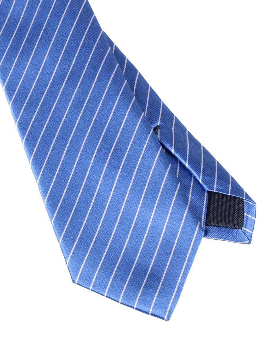 Corbata regular estampada a rayas para hombre 3