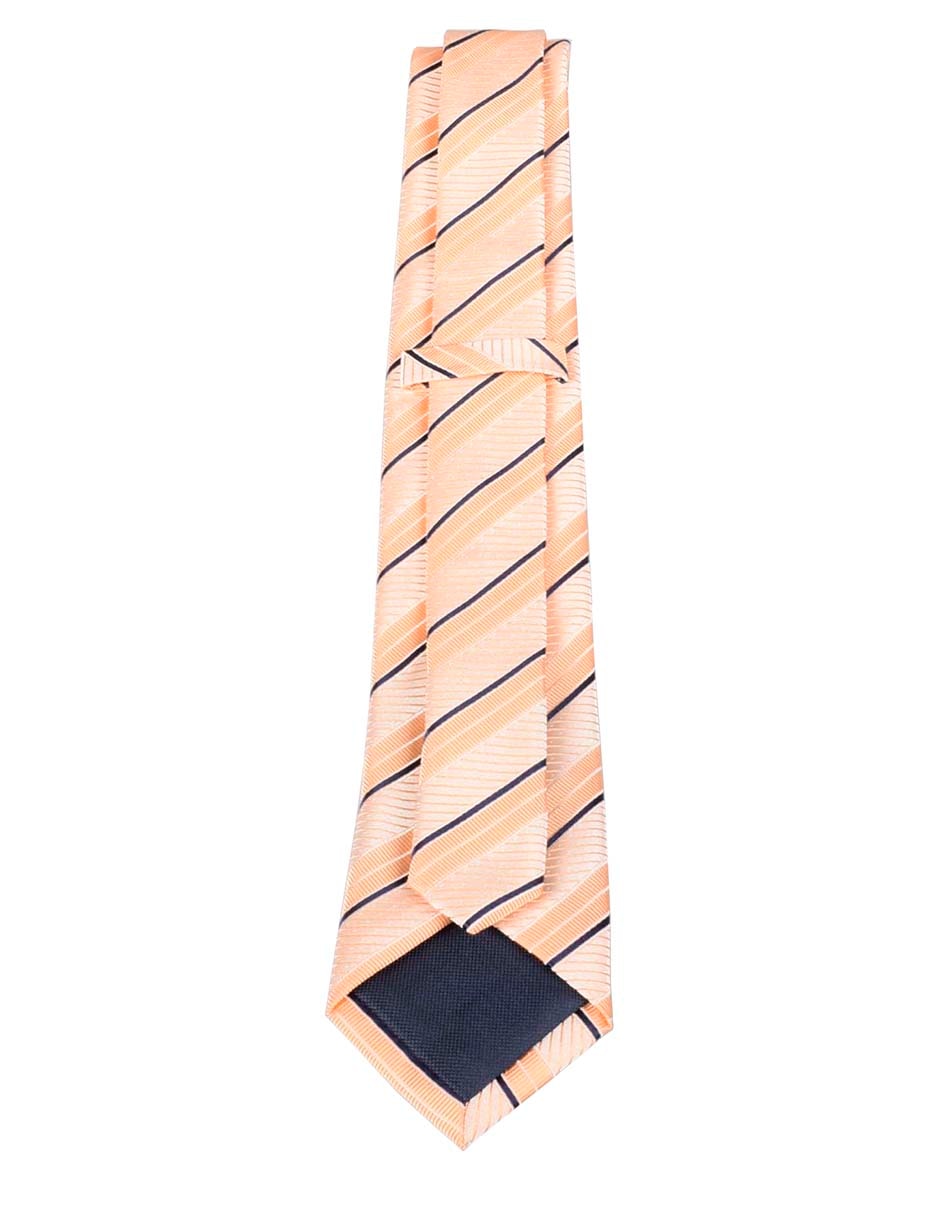 Corbata regular estampada a rayas para hombre 2
