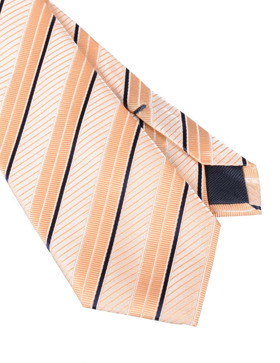 Corbata regular estampada a rayas para hombre 3