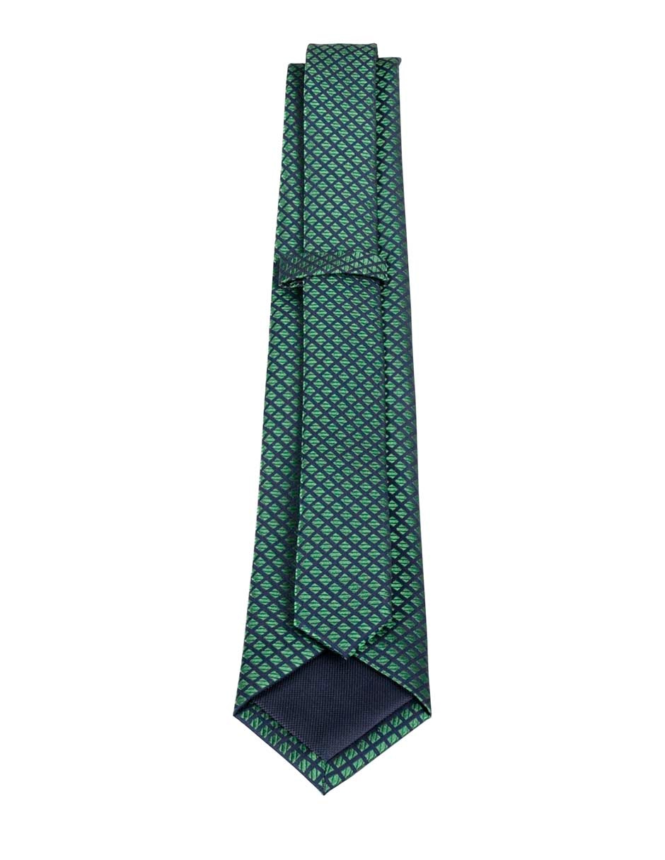 Corbata regular estampada a cuadros para hombre 2