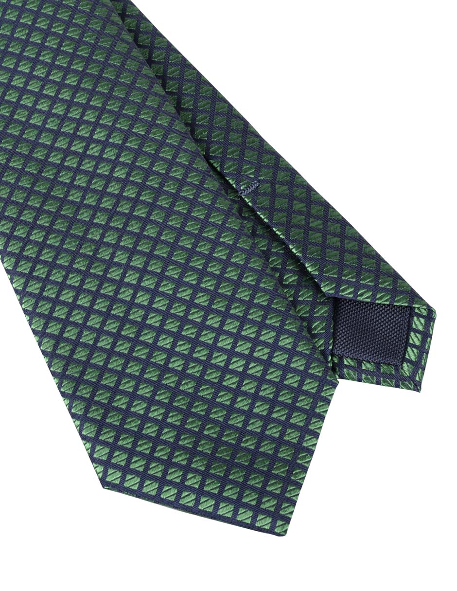 Corbata regular estampada a cuadros para hombre 3