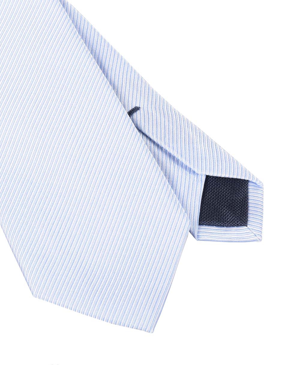 Corbata regular estampada a rayas para hombre 3