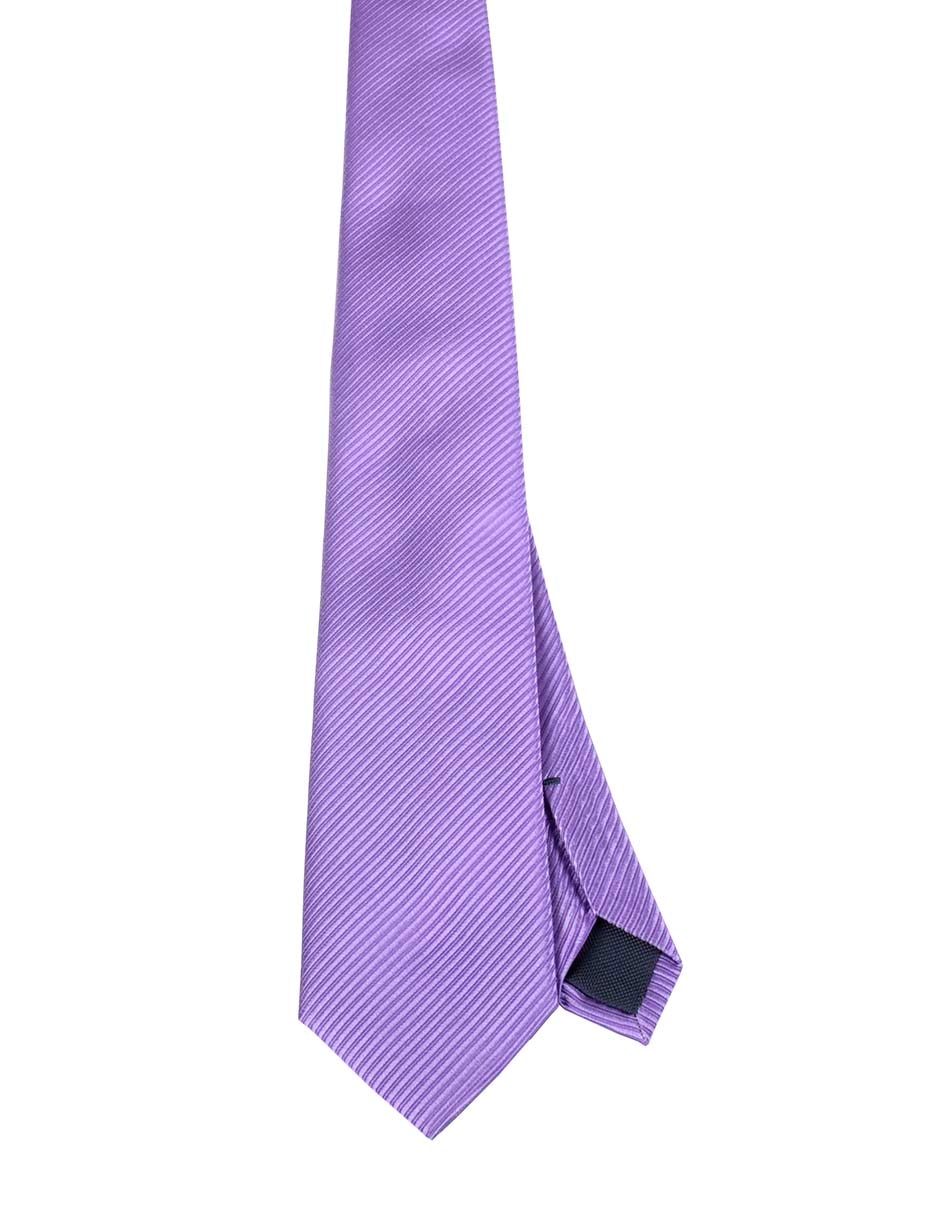 Corbata regular estampada a rayas para hombre