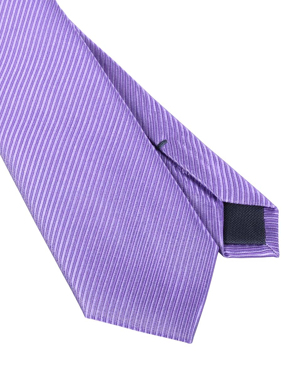 Corbata regular estampada a rayas para hombre 3