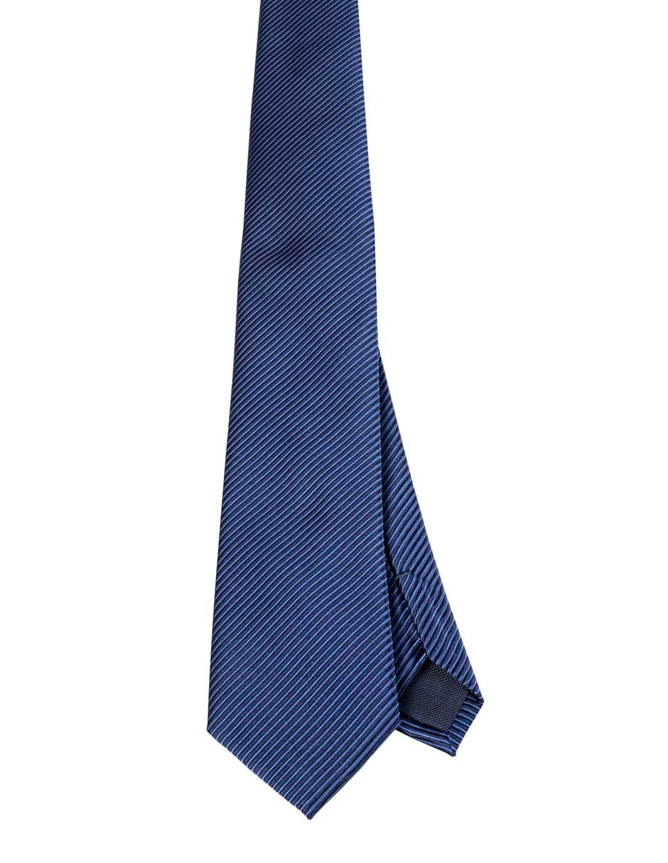 Corbata regular estampada a rayas para hombre