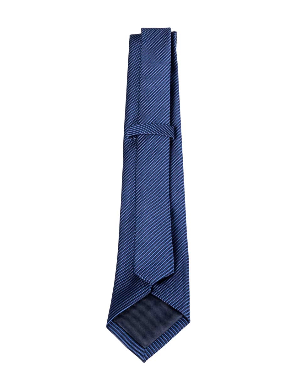 Corbata regular estampada a rayas para hombre 2