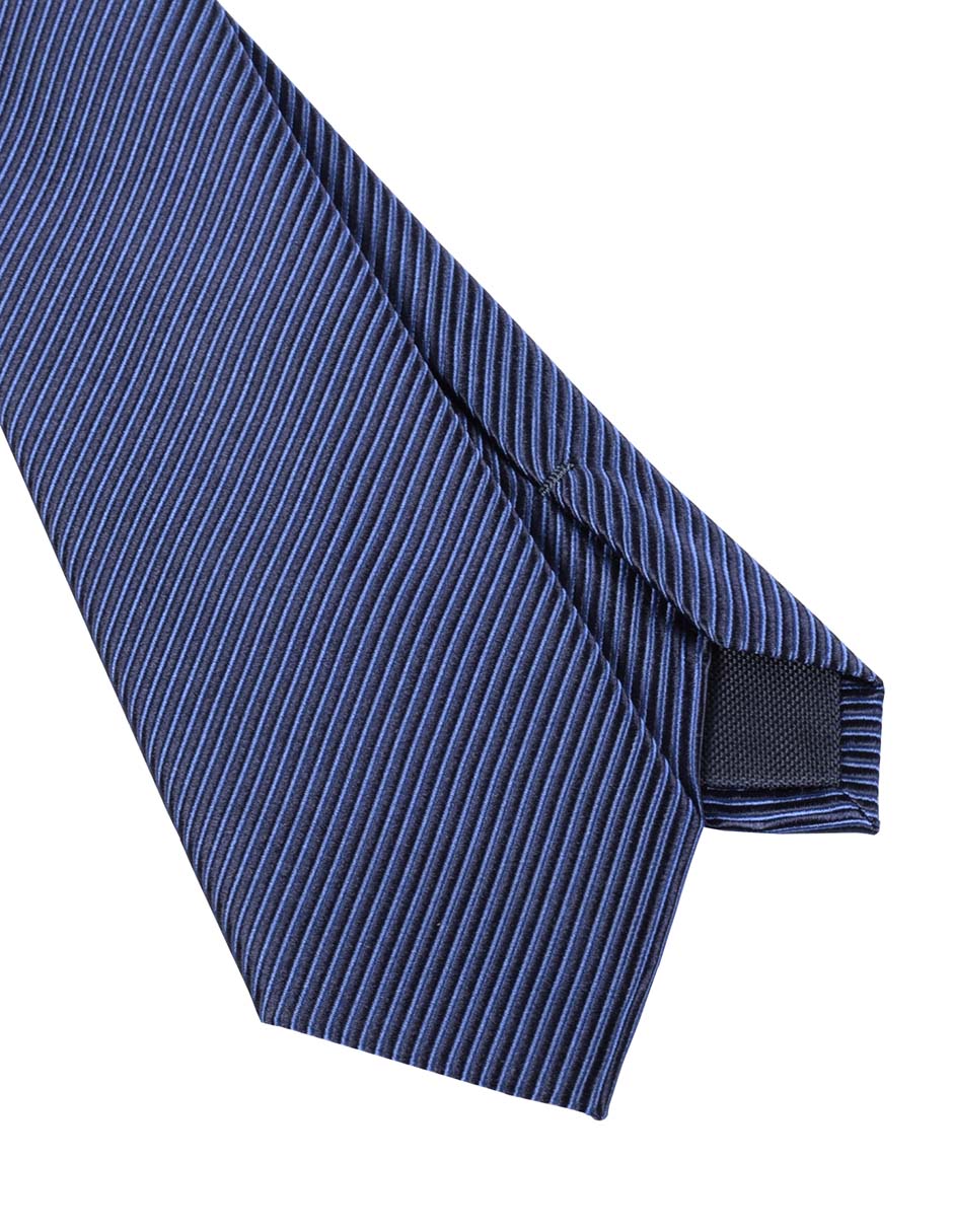 Corbata regular estampada a rayas para hombre 3