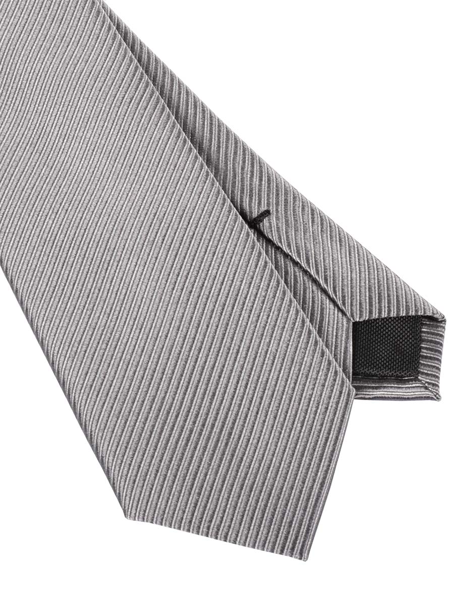 Corbata regular estampada a rayas para hombre 3