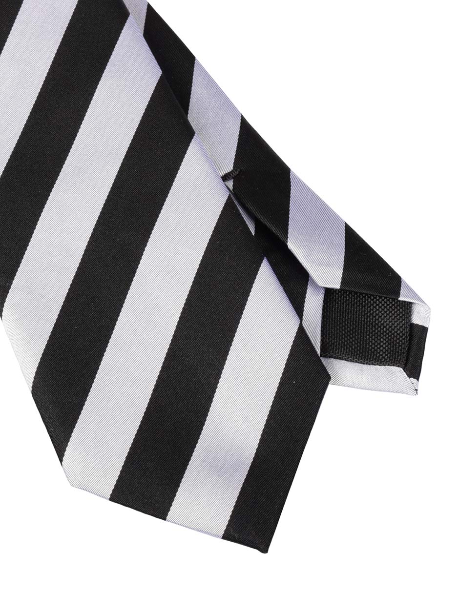 Corbata regular estampada a rayas para hombre 3
