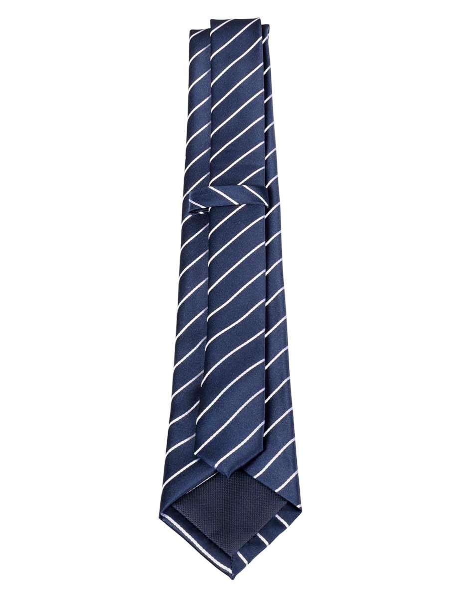 Corbata regular estampada a rayas para hombre 2