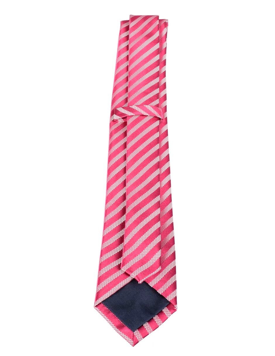 Corbata regular estampada a rayas para hombre 2