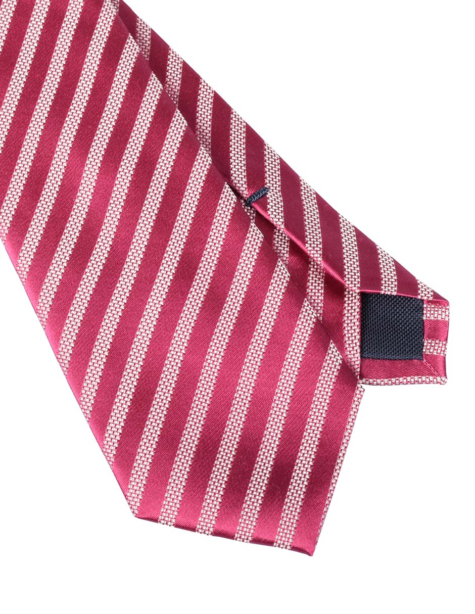 Corbata regular estampada a rayas para hombre 3