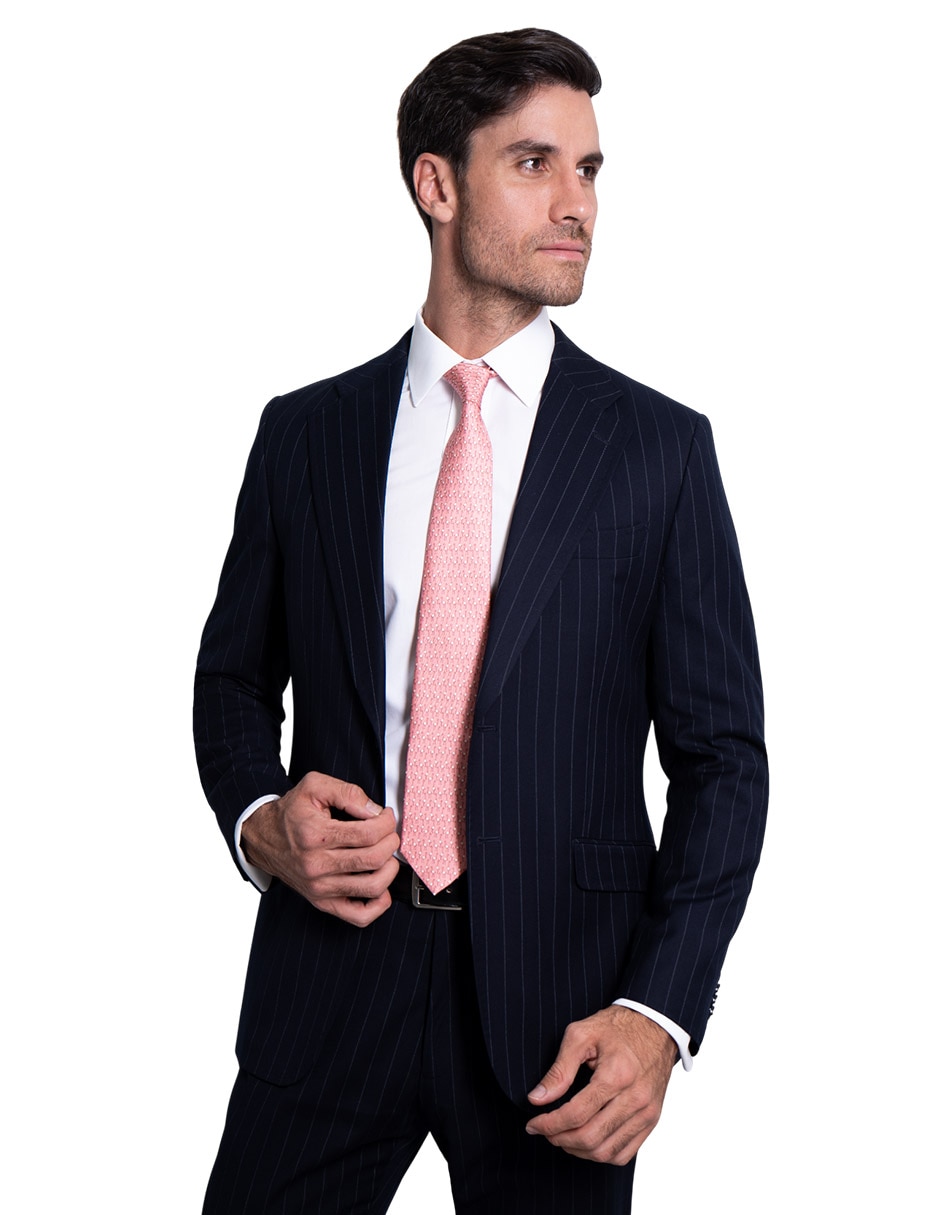 Corbata regular de seda estampado gráfico para hombre 3