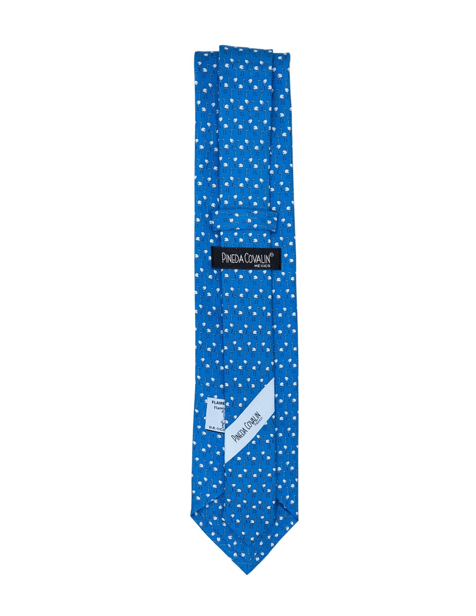 Corbata regular de seda estampado gráfico para hombre 2