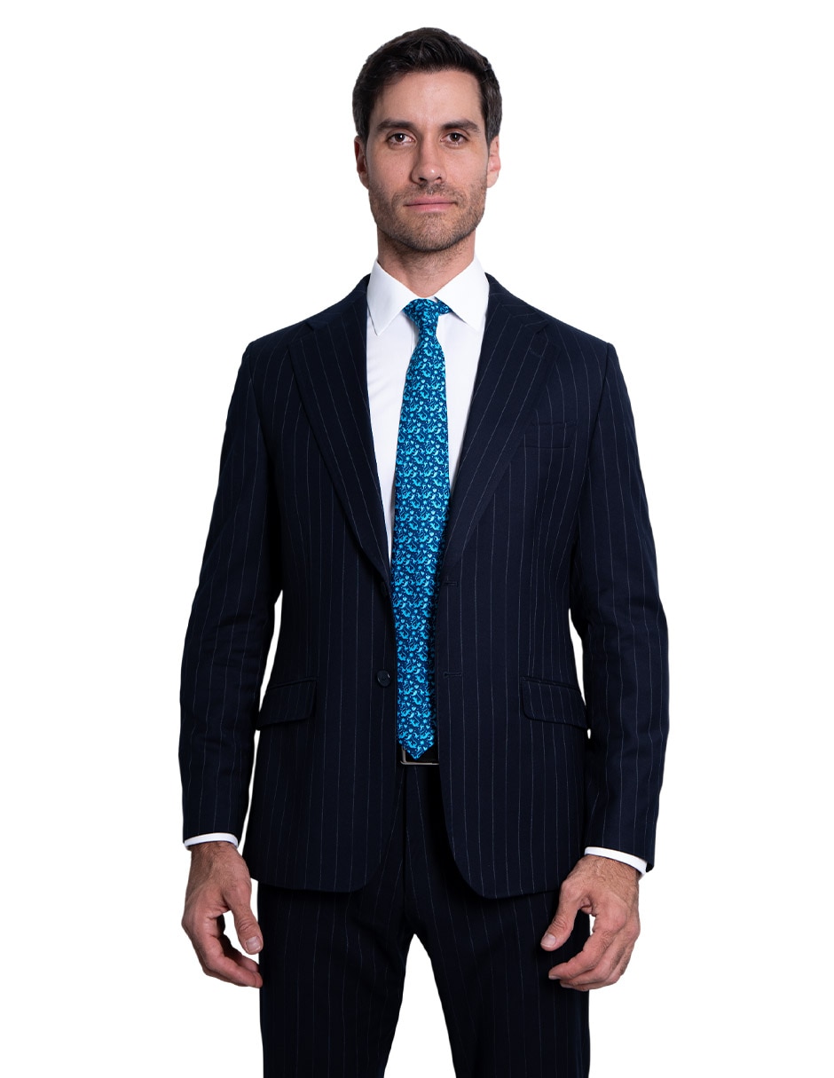 Corbata regular de seda estampado gráfico para hombre 4