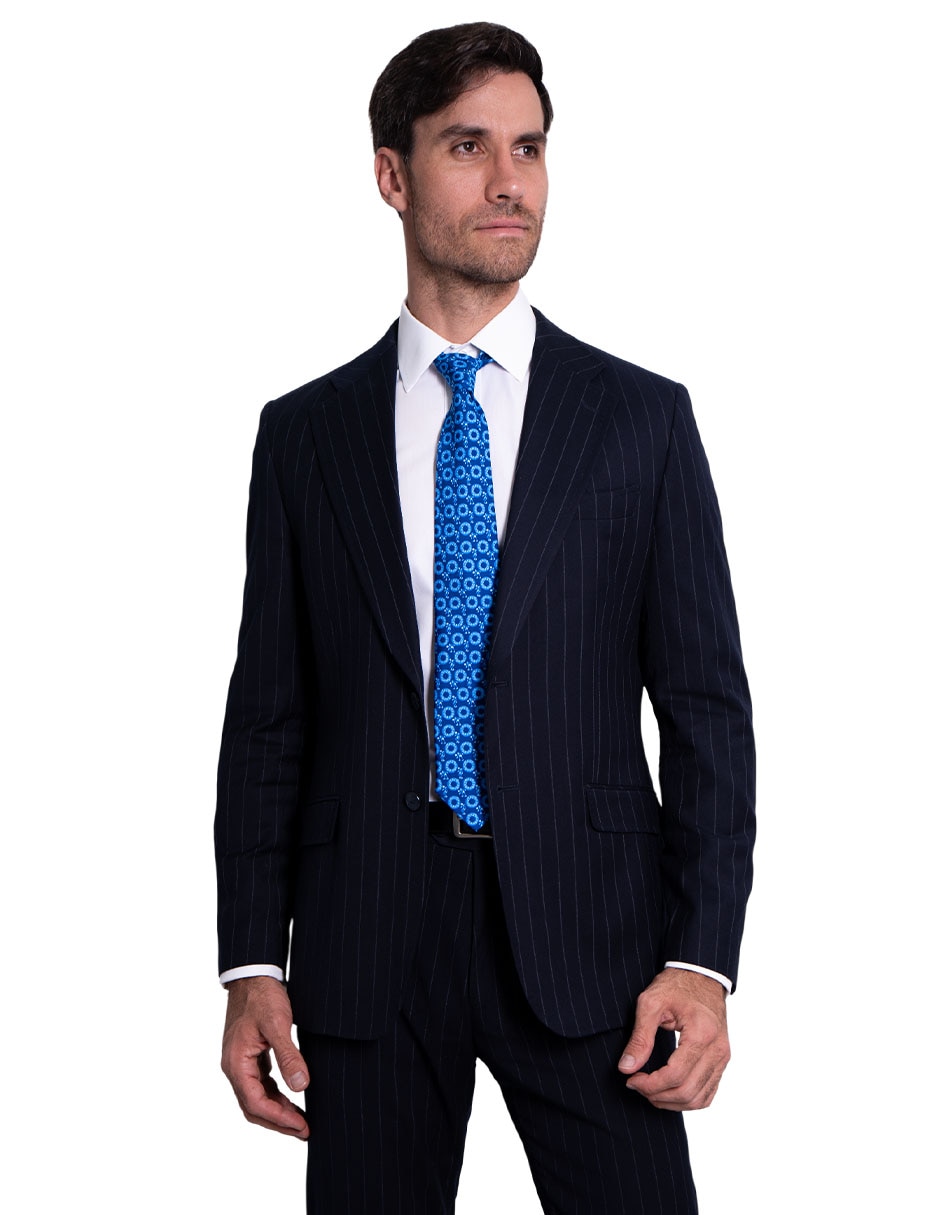 Corbata regular de seda estampado gráfico para hombre 4