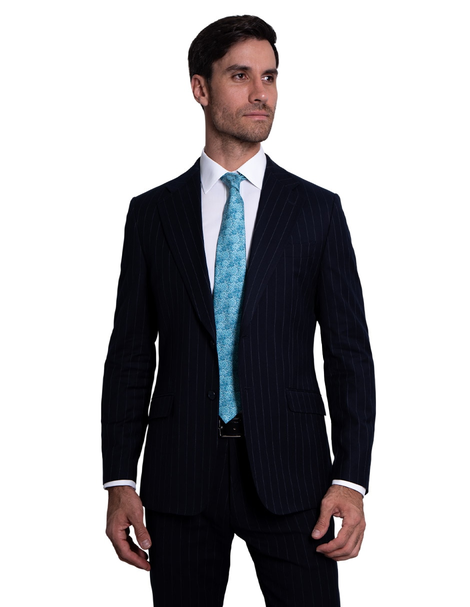 Corbata regular de seda estampada para hombre 4