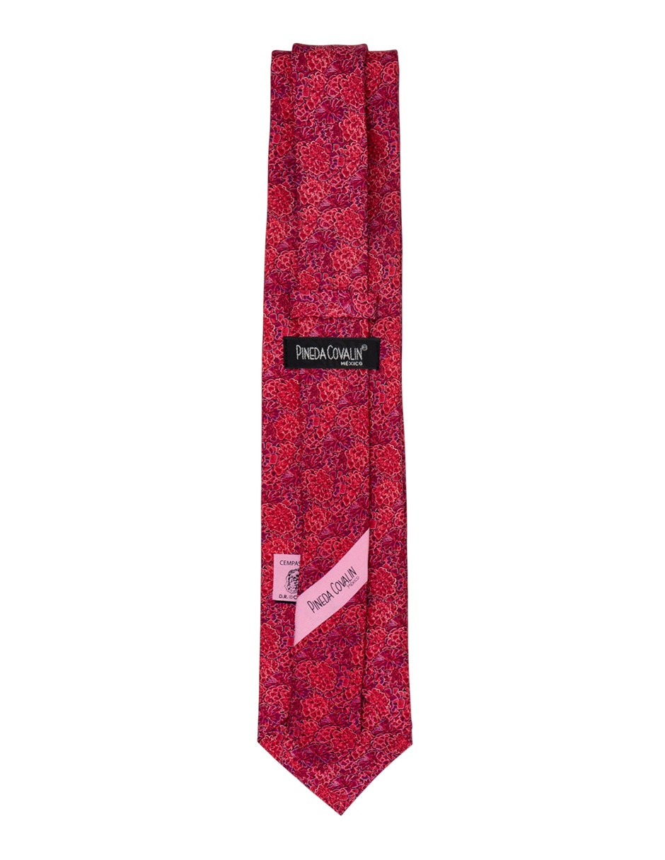 Corbata regular de seda estampada para hombre 3