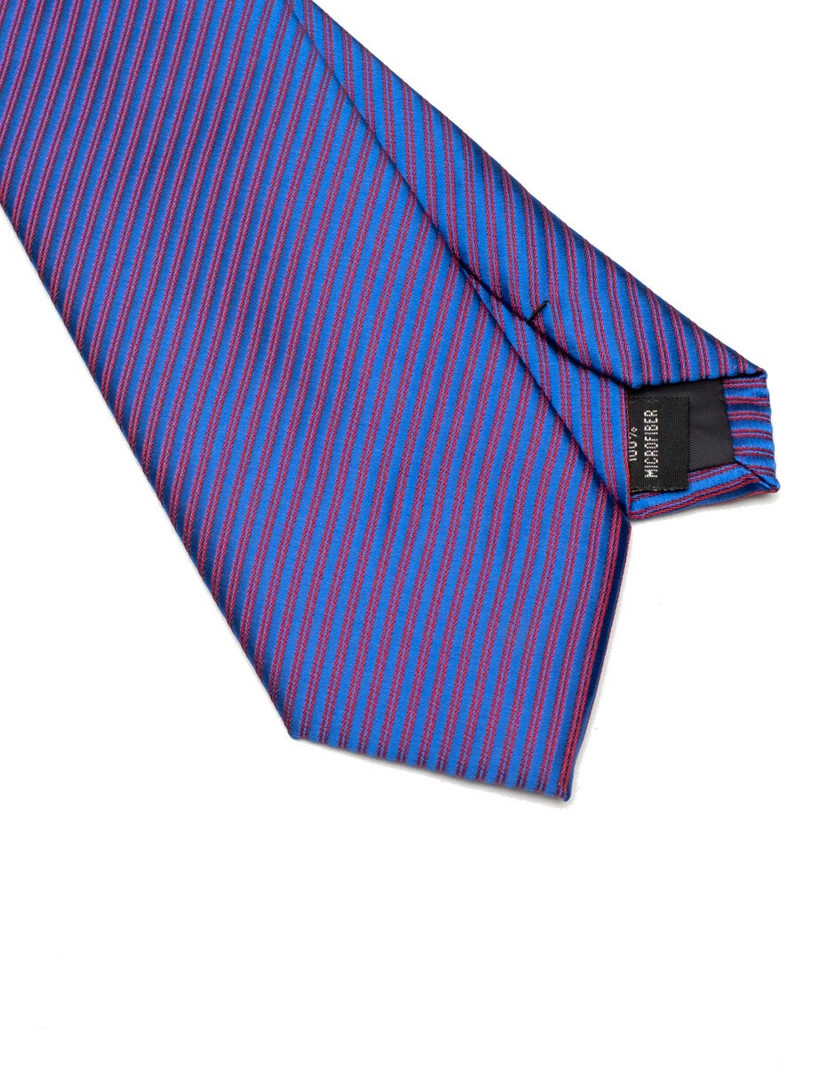 Corbata regular estampado a rayas para hombre 3