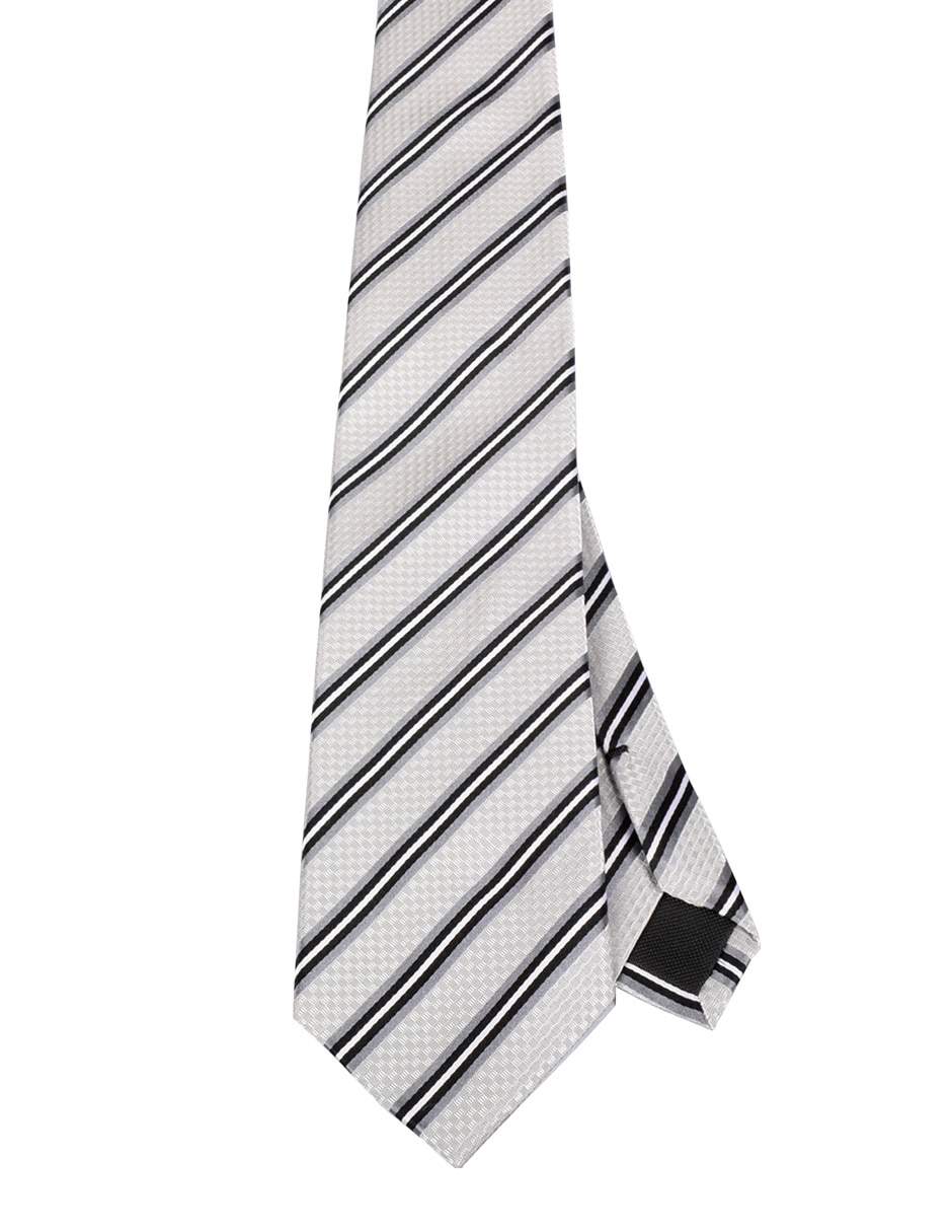 Corbata Regular estampado a rayas para hombre