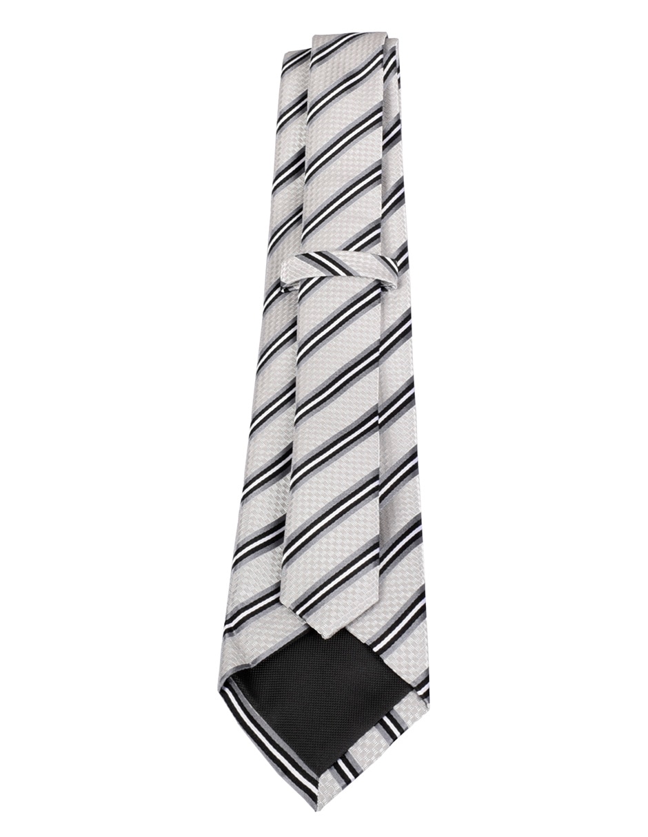 Corbata Regular estampado a rayas para hombre 2