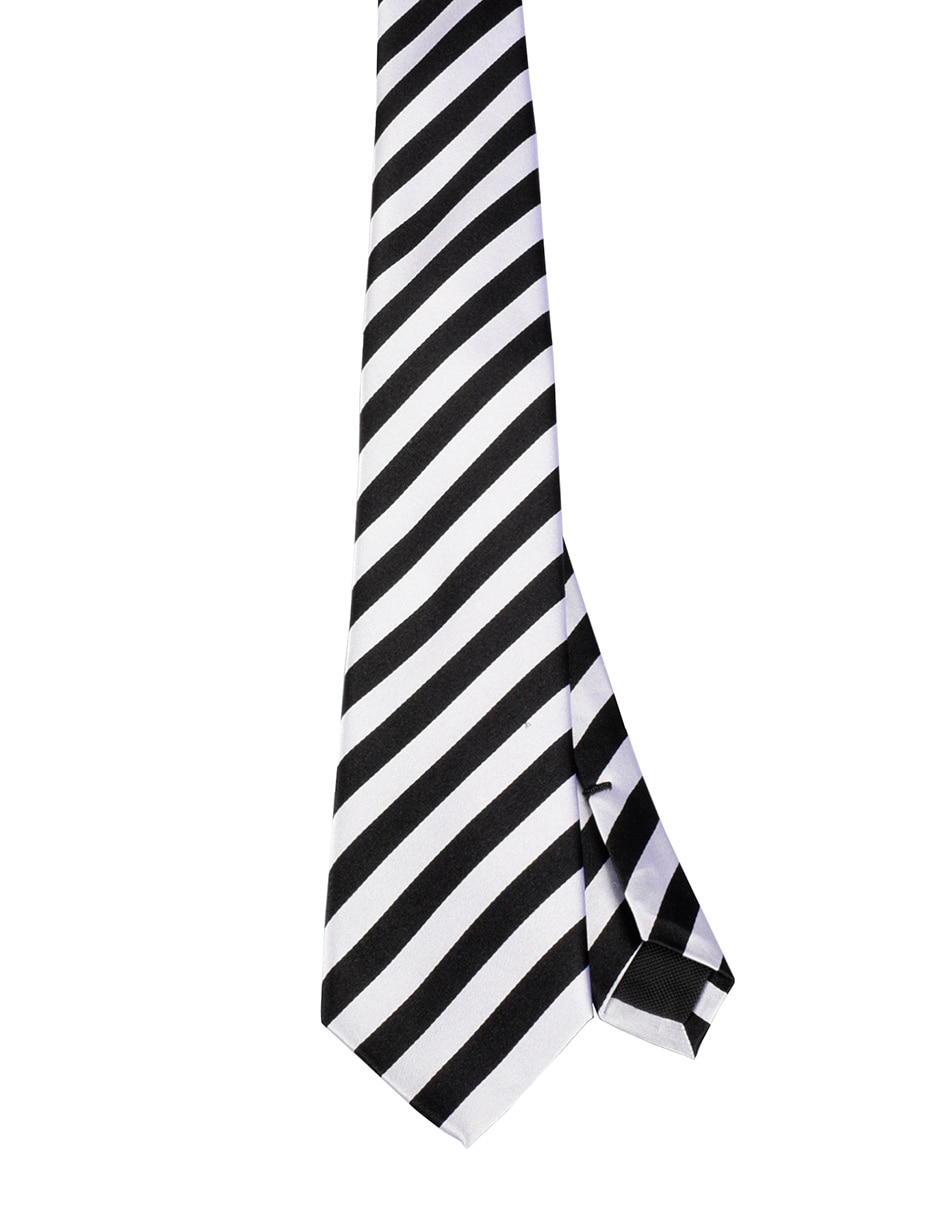 Corbata Regular estampado a rayas para hombre