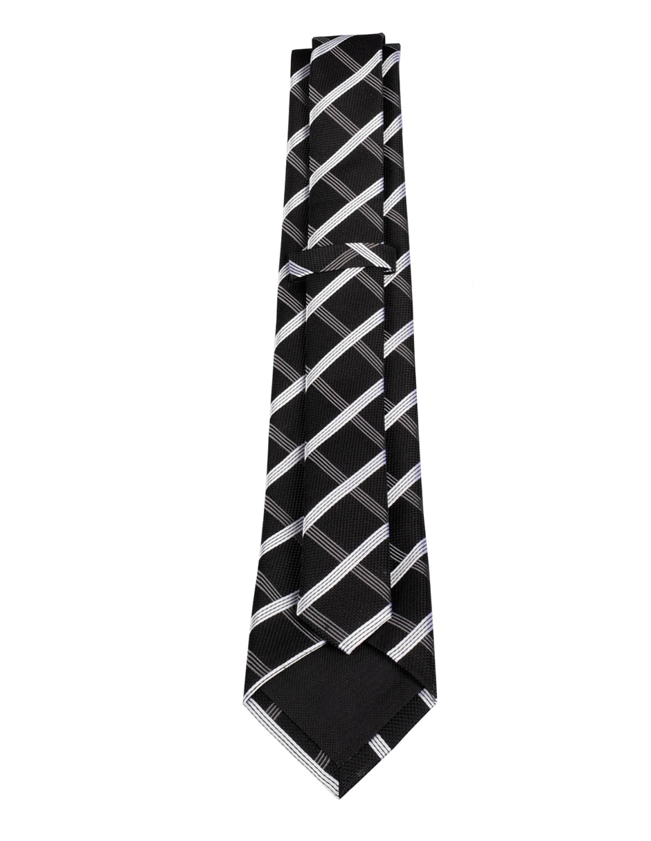 Corbata Regular estampado a cuadros para hombre 2