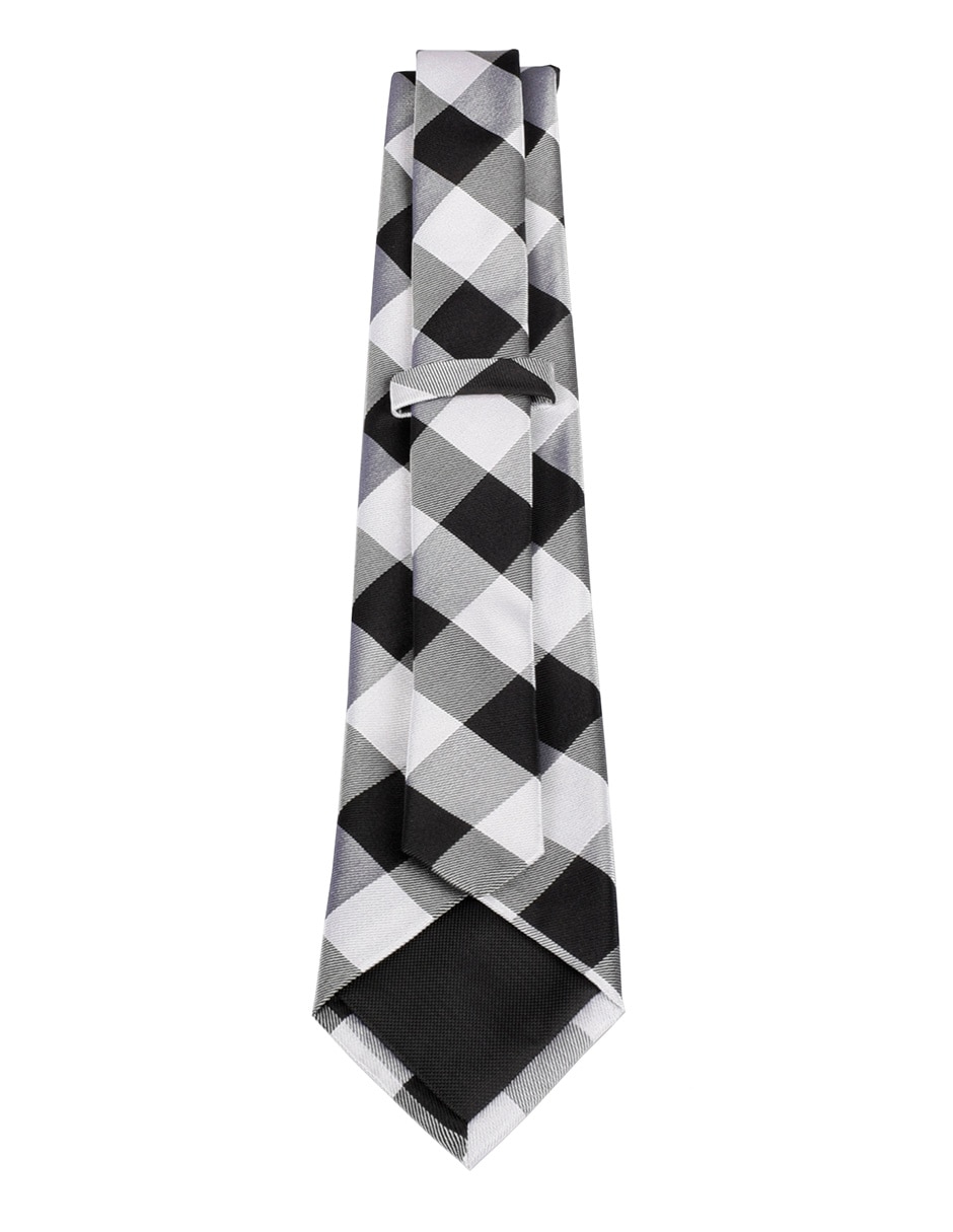 Corbata Regular estampado a cuadros para hombre 2